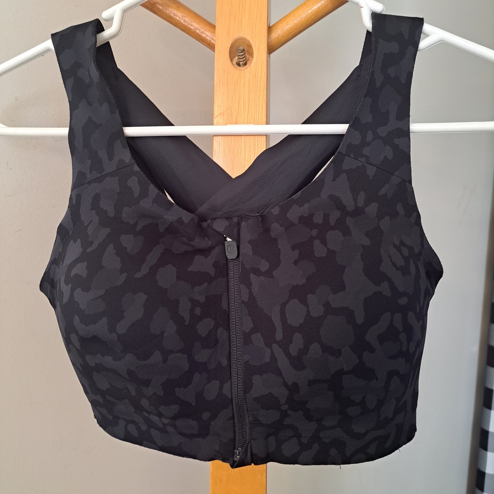 lululemon athletica Black Patterned Bra